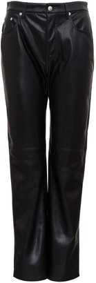 theory 5 pocket leather pants