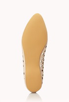 Thumbnail for your product : Forever 21 Must-Have Cutout Flats
