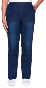 alfred dunner pull on jeans
