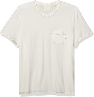 Billy Reid Men's Short Sleeve Contrast Stitch Ringer Pocket T-Shirt
