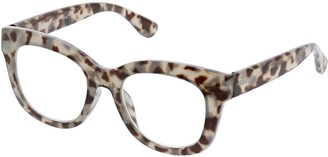 Peepers Women's Center Stage - Gray Tortoise 2490200 Square Reading Glasses
