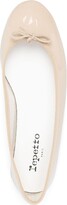 Thumbnail for your product : Repetto Bow-Detail Leather Ballerina Shoes