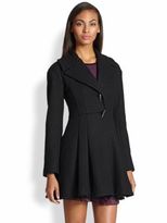Thumbnail for your product : Nanette Lepore Wool Flared Coat