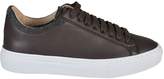 Thumbnail for your product : Fabiana Filippi Leather Round Toe Sneakers