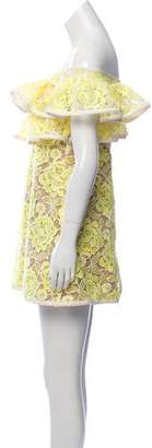 Alexis Off-The-Shoulder Lace Mini Dress