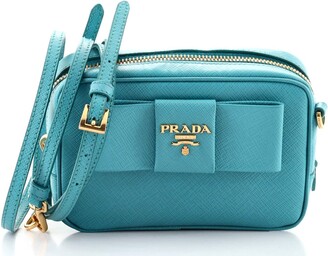 Prada Bow Camera Crossbody Bag Saffiano Leather Mini - ShopStyle