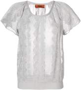 Missoni embroidered short-sleeve top 