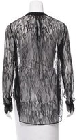 Thumbnail for your product : Raquel Allegra Sheer Lace Top