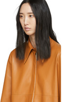 Thumbnail for your product : Nanushka Orange Vegan Leather Noelle Shirt