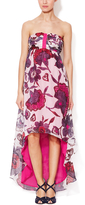 Thumbnail for your product : Kas Silk Printed High-Low Dress