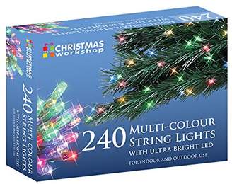 The Christmas Workshop 240 LED String Lights, Multi-Colour