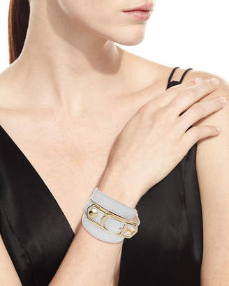 Balenciaga Metallic Edge Wrap Bracelet - ShopStyle Women's Fashion