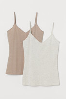 Thumbnail for your product : H&M 2-pack Cotton Tank Tops