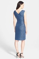 Thumbnail for your product : Adrianna Papell Ruched Lace Sheath Dress (Regular & Petite)