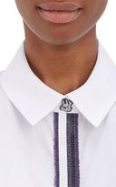 Thumbnail for your product : Kenzo Stripe Placket Poplin Shirt-White