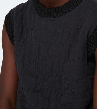 Jil Sander Knitted cotton vest