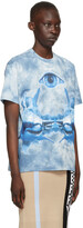 Thumbnail for your product : Burberry Blue Tie-Dye Oversized Shark T-Shirt