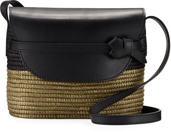 Cesta Collective Woven and Leather Crossbody Bag ShopStyle