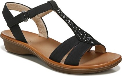 Naturalizer SOULNaturalizerWomensSummerStrappyFlatSandalBlack6.5W