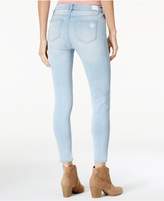Thumbnail for your product : Celebrity Pink Juniors' Embroidered Slit-Hem Skinny Jeans