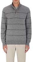 Thumbnail for your product : Piattelli MEN'S STRIPED CASHMERE MOCK-TURTLENECK SWEATER - GRAY SIZE XL