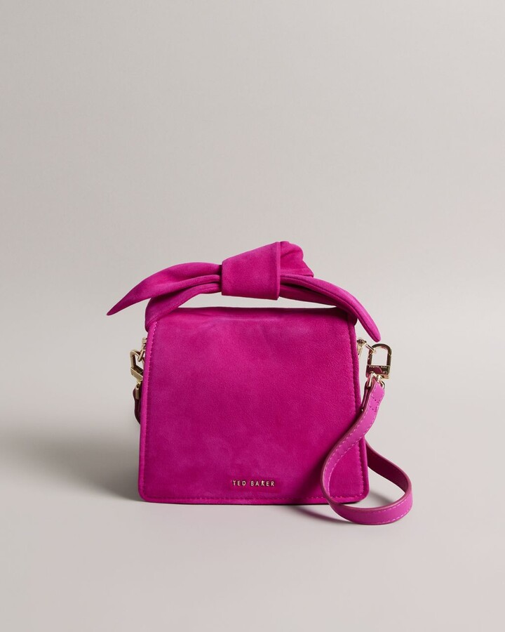 WillardmarineShops | Ted Baker Nikicon bow tote bag in pink | Rucsac PUMA  Plus Backpack II 078391 11 Sunset Pink