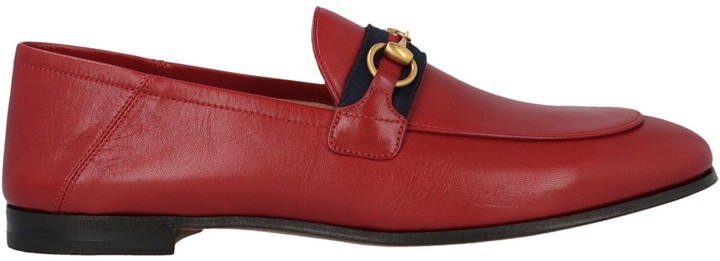 red loafers gucci