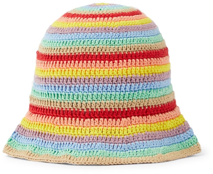 Accessoires Casquettes Bonnets en crochet Parker Bonnet en crochet multicolore style d\u00e9contract\u00e9 
