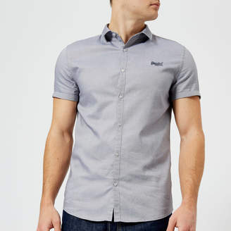 Superdry Men's Royal Oxford Slim Short Sleeve Shirt