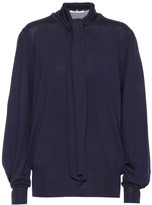 Thumbnail for your product : Agnona Wool tie-neck sweater
