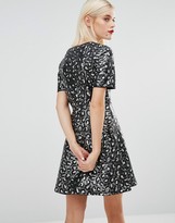 Thumbnail for your product : Love Moschino Sequin Leopard Skater Dress
