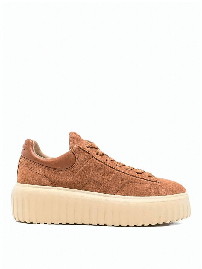 Hogan H-Stripes H Sneakers With Distinctive Embossing