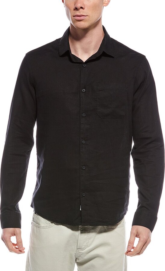 Mr.Swim Mr. Swim Linen-Blend Shirt