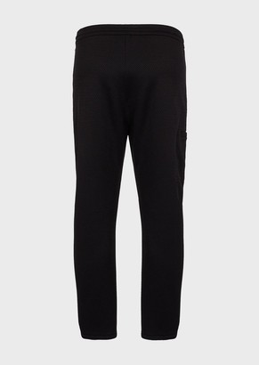 Giorgio Armani Jogging Trousers With A 3D-Effect Design And Chenille Details