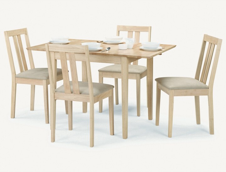 Dunelm Rufford Dining Table and 4 Chairs Beige ShopStyle