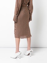 Thumbnail for your product : Proenza Schouler White Label Multicolor Gingham Georgette Slip Skirt