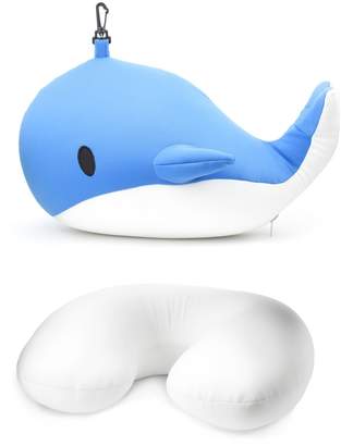 Kikkerland Zip & Flip Whale Pillow