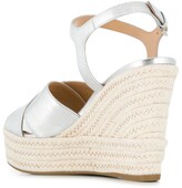 Thumbnail for your product : Sergio Rossi Metallic Wedge Sandals