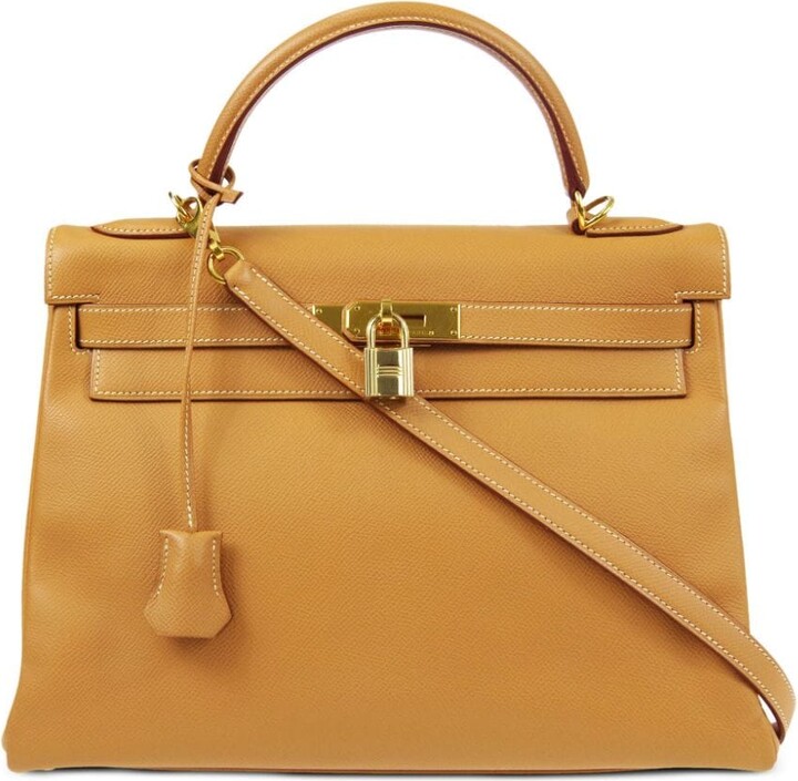 Hermes Kelly 40 leather handbag - ShopStyle Shoulder Bags