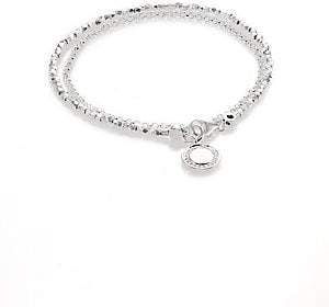 Astley Clarke Women's Biography White Sapphire & Sterling Silver Cosmos Beaded Friendship Bracelet