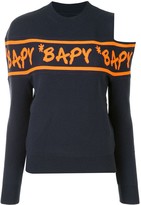 Thumbnail for your product : BAPY BY *A BATHING APE® Cut-Out Logo Jumper