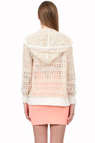 Thumbnail for your product : Gat Rimon Macrame Hoodie in Beige