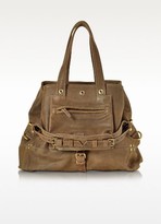 Thumbnail for your product : Jerome Dreyfuss Billy M Khaki Noirci Leather Handbag