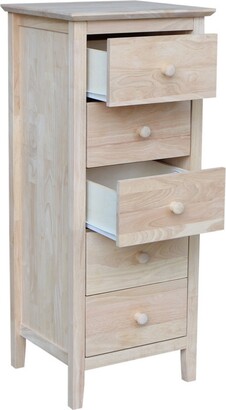 International Concepts Lingerie Chest with 5 Drawers
