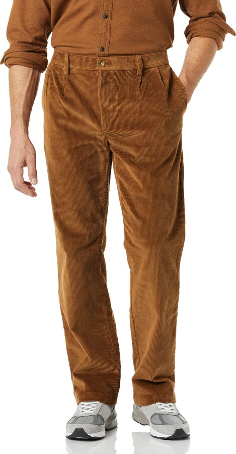 Corduroy Relaxed Pant Brown Footshop Heren Kleding Broeken & Jeans Broeken Corduroy Broeken 