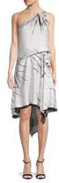 Thumbnail for your product : Halston One-Shoulder Print Dress
