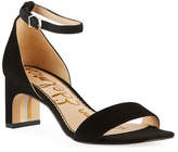 Thumbnail for your product : Sam Edelman Holmes Suede Ankle-Strap Sandals, Black