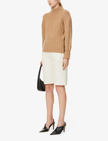Thumbnail for your product : KHAITE Maude cable-knit cashmere jumper