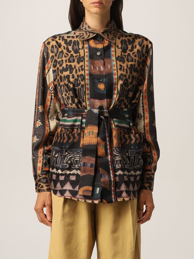 Etro Silk Shirt | Shop the world's largest collection of fashion | ShopStyle