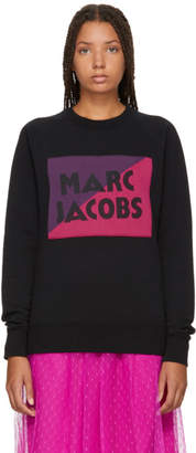 Marc Jacobs Black Raglan Logo Sweatshirt